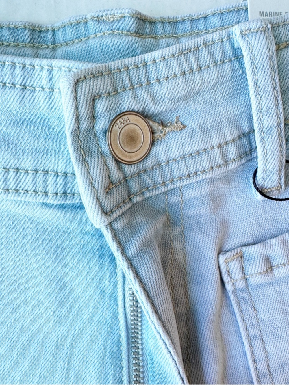 Zara Girl New Marine Fit Wide Leg Jeans in Light Blue wash
NWT - Picture 6 of 16
